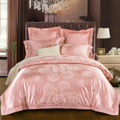 Bed Full Cotton Four-piece Linen and Duvet Cover