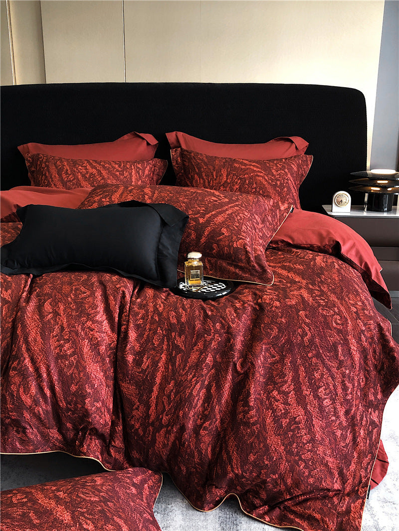 Four-piece Bedding Set Cotton Long-staple.