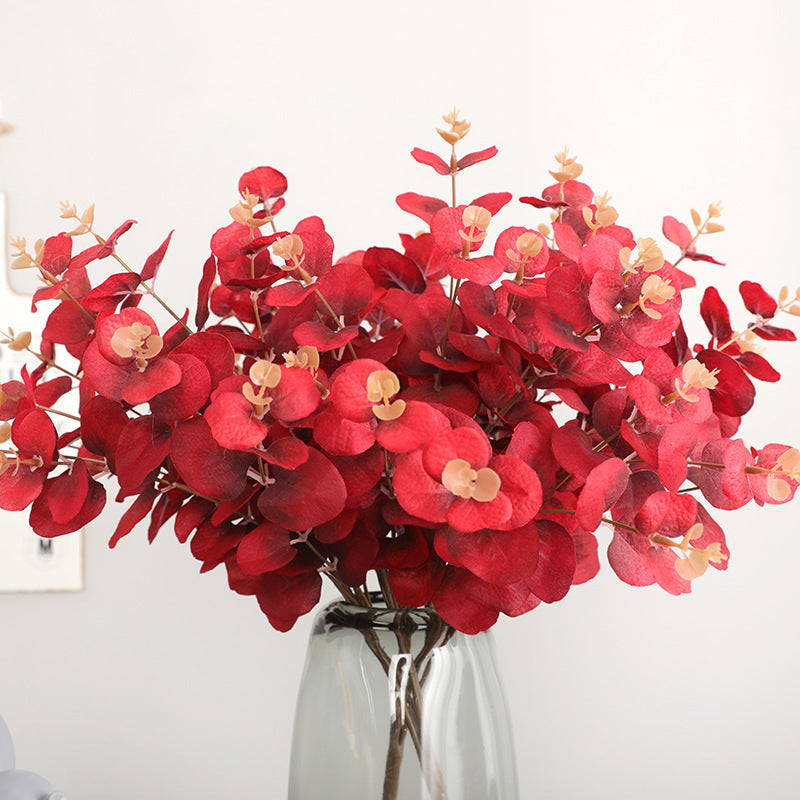 Eucalyptus Flower Money Leaf Silk Flower Home Decoration