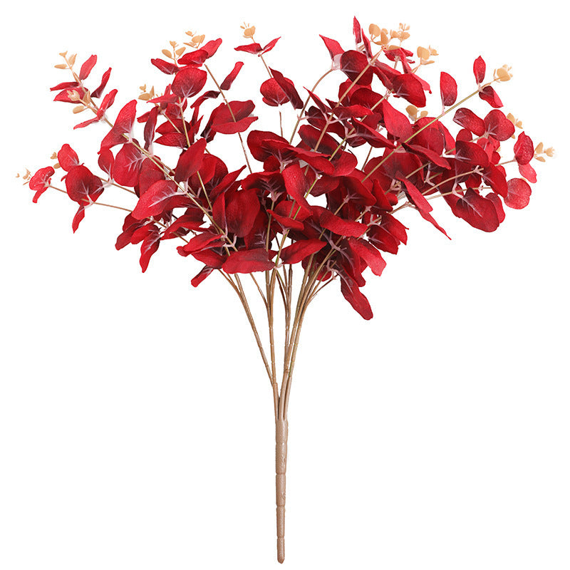 Eucalyptus Flower Money Leaf Silk Flower Home Decoration