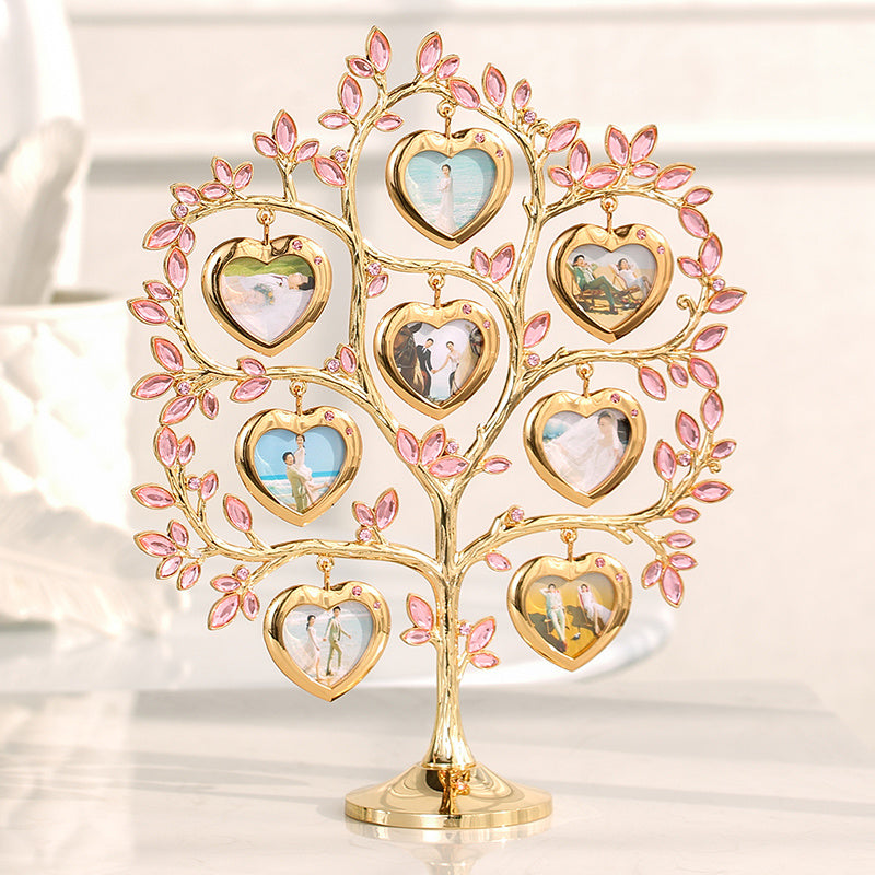 Strass-Familienbaum-Fotorahmen, Baum, Gedenktag, Geschenk