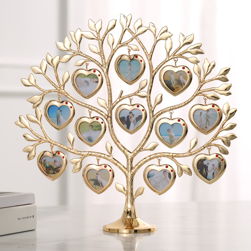 Strass-Familienbaum-Fotorahmen, Baum, Gedenktag, Geschenk