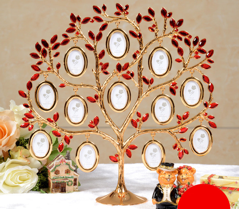 Strass-Familienbaum-Fotorahmen, Baum, Gedenktag, Geschenk