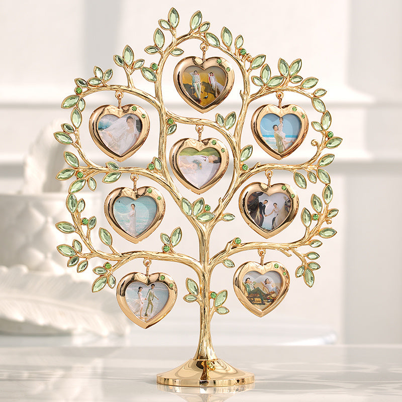 Strass-Familienbaum-Fotorahmen, Baum, Gedenktag, Geschenk