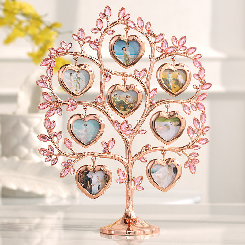 Strass-Familienbaum-Fotorahmen, Baum, Gedenktag, Geschenk