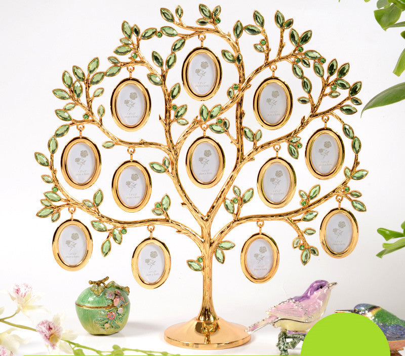 Strass-Familienbaum-Fotorahmen, Baum, Gedenktag, Geschenk