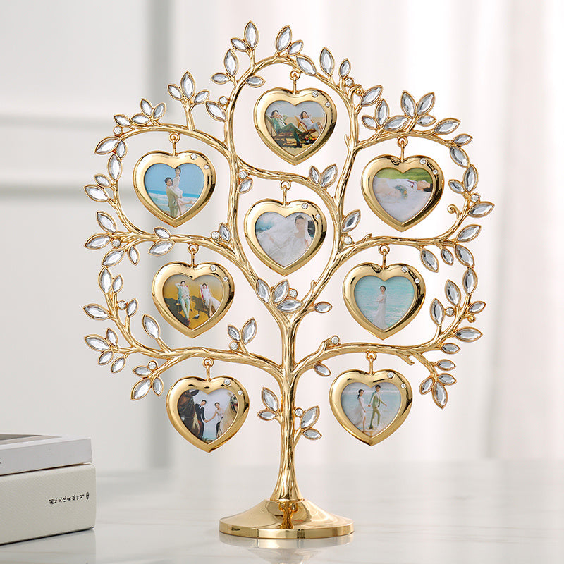 Strass-Familienbaum-Fotorahmen, Baum, Gedenktag, Geschenk