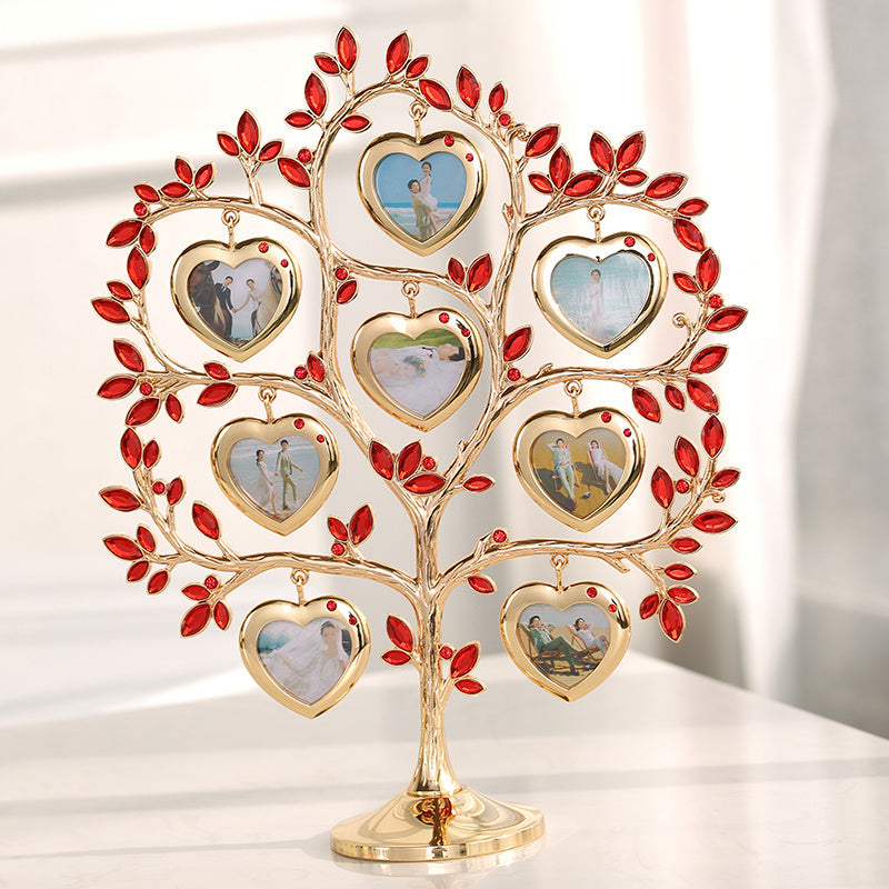 Strass-Familienbaum-Fotorahmen, Baum, Gedenktag, Geschenk