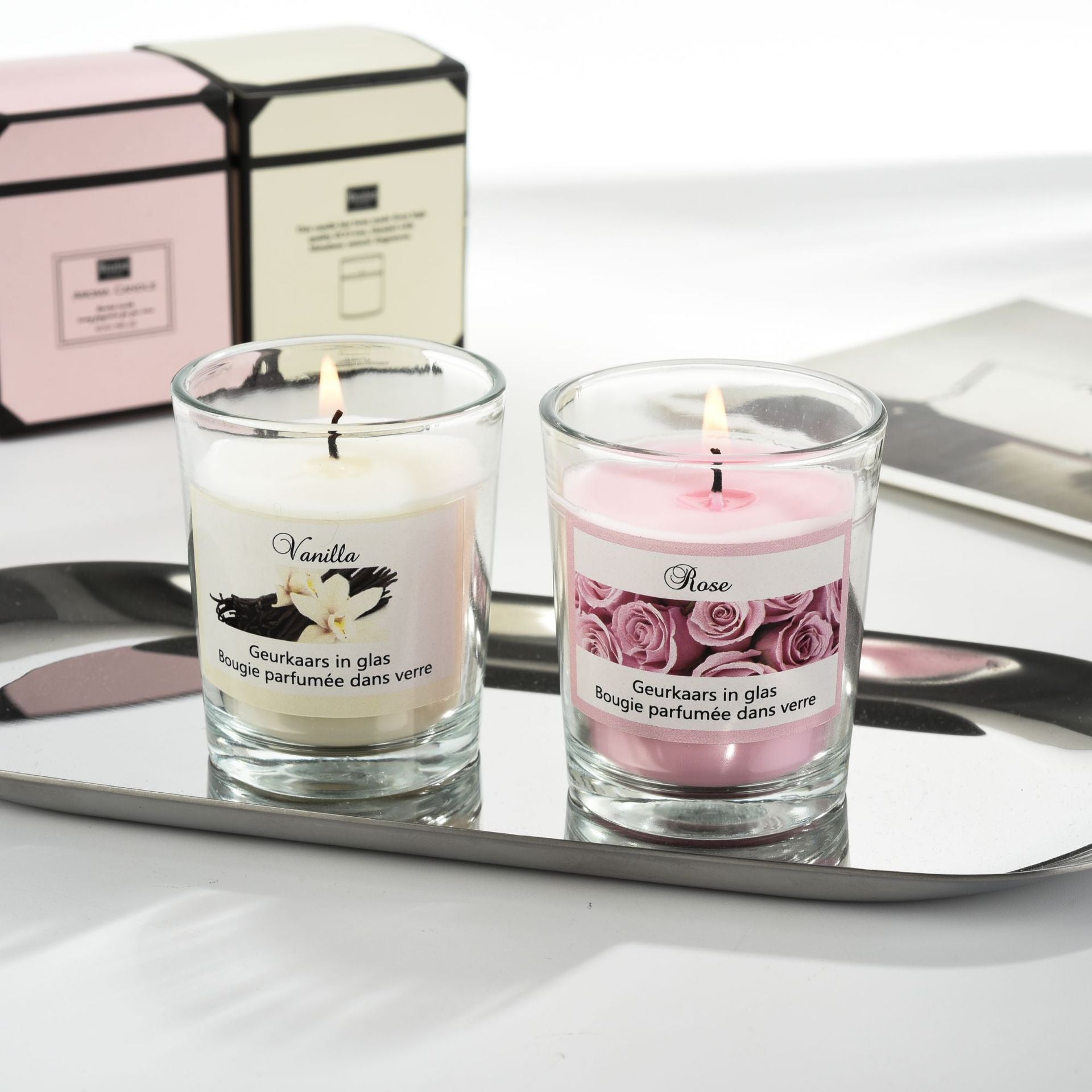 Kerzen Aromatherapie Glas Romantischer Duft