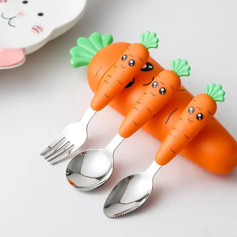 Baby Table Cutlery Set Carrot