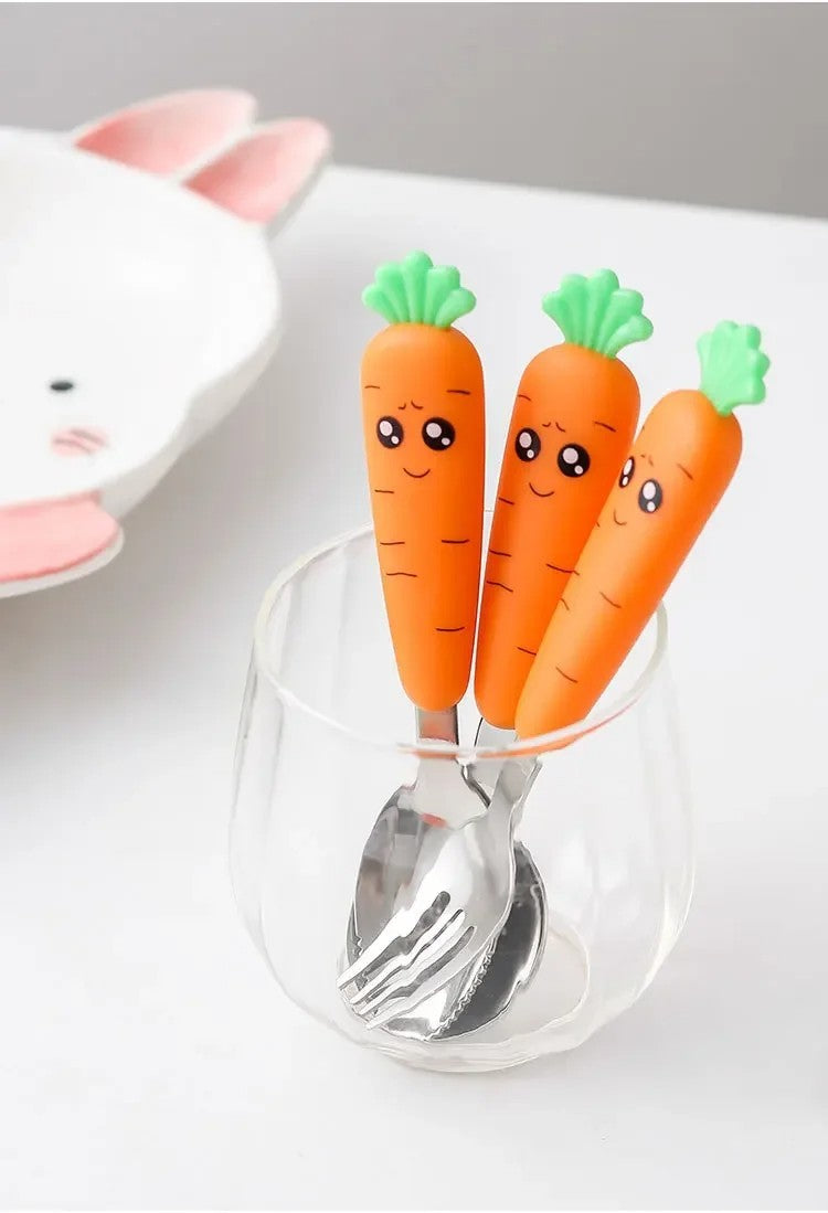 Baby Table Cutlery Set Carrot