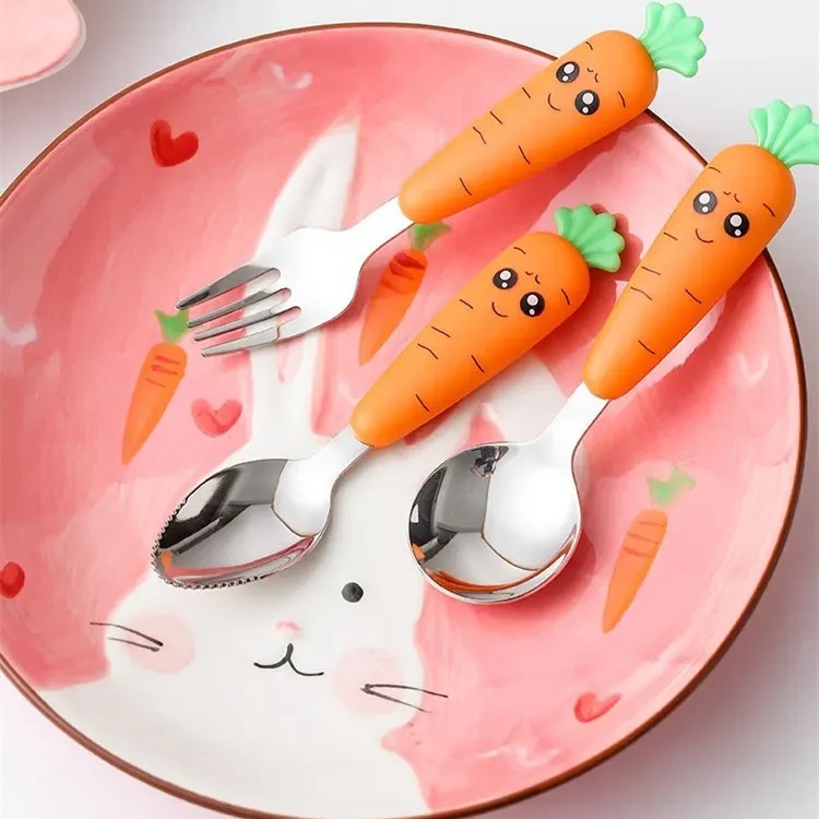 Baby Table Cutlery Set Carrot