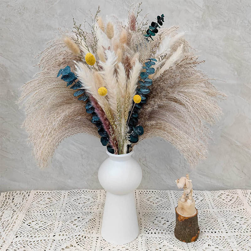 Pampas Bouquet Of Small Dried Reed Flowers