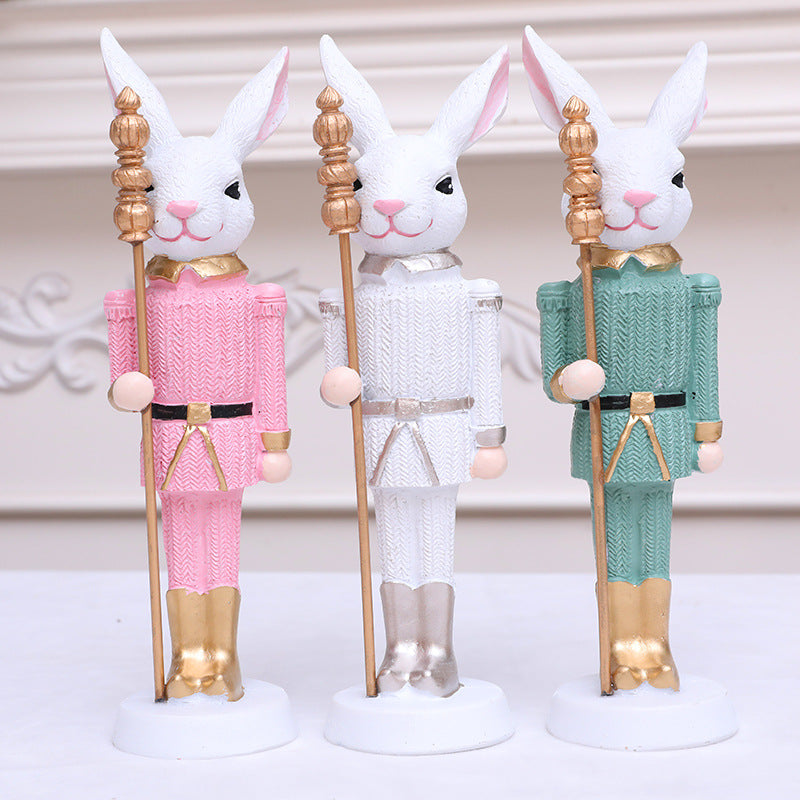 Easter Cute Truncheon Rabbit Home Decoration