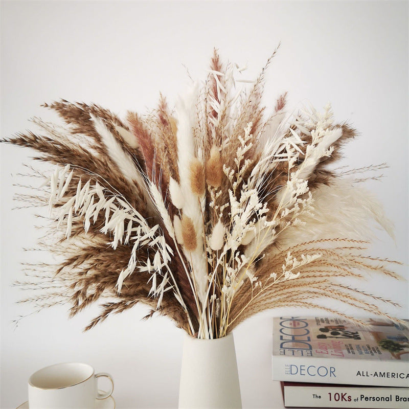 Pampas Bouquet Of Small Dried Reed Flowers