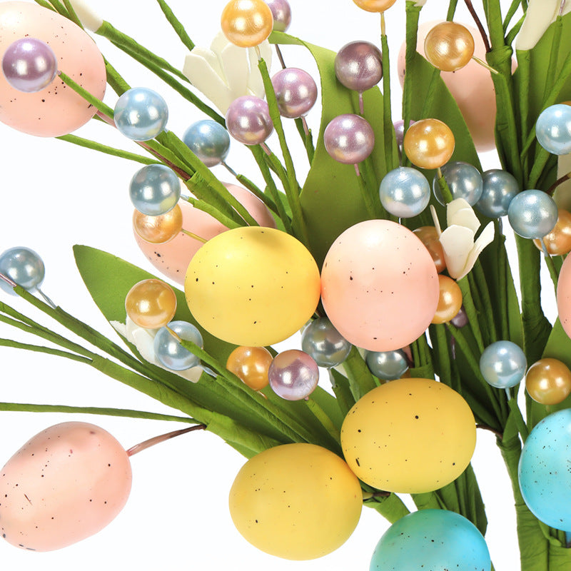 Easter Egg Simulation Berries Twig Cutting