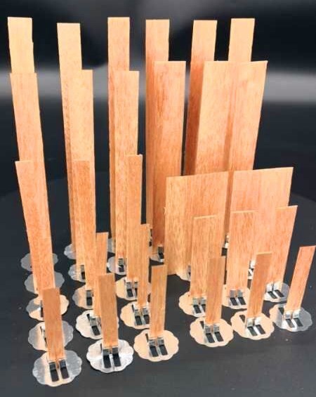 Wooden Wax Core Wick Jar Wax Soybean Wood Chips