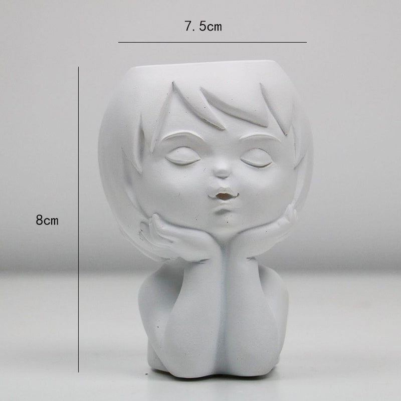 Lady Flowerpot In A Simply Beautiful