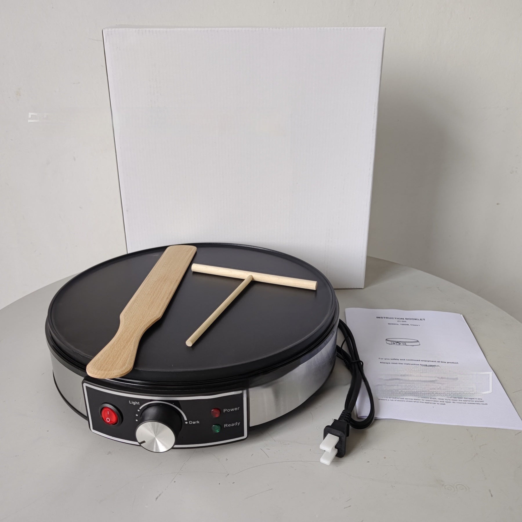 Elektrische Heizplatte zum Backen mit einstellbarer Temperaturregelung, ideal zum Schmelzen von Kerzenwachs.