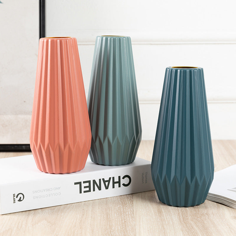 Vase Durable Plastic, Flowers Artificial Flower Ornaments.