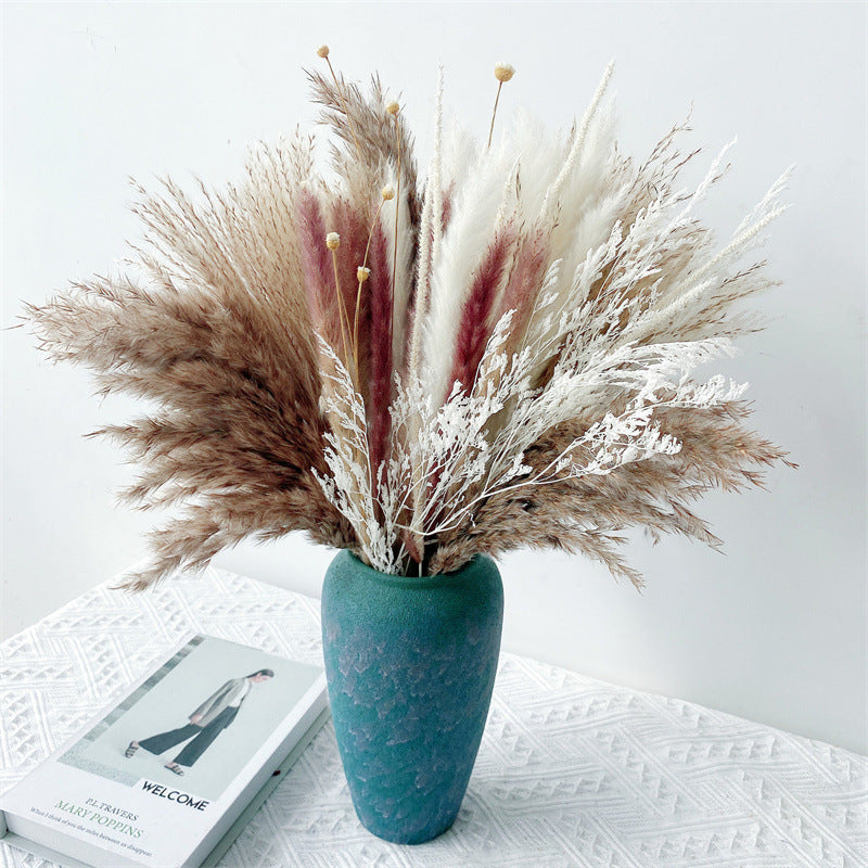 Pampas Bouquet Of Small Dried Reed Flowers
