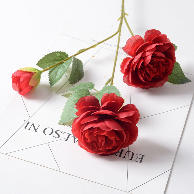Decoration Silk Peony Flowers
