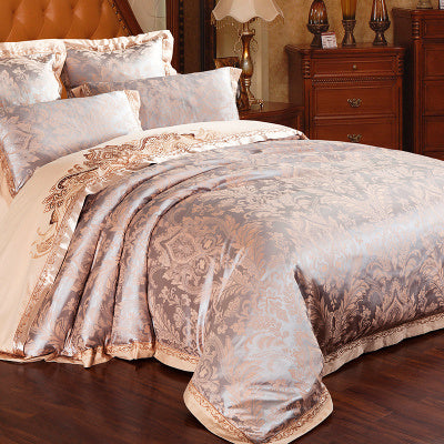 Bed Full Cotton Four-piece Linen and Duvet Cover