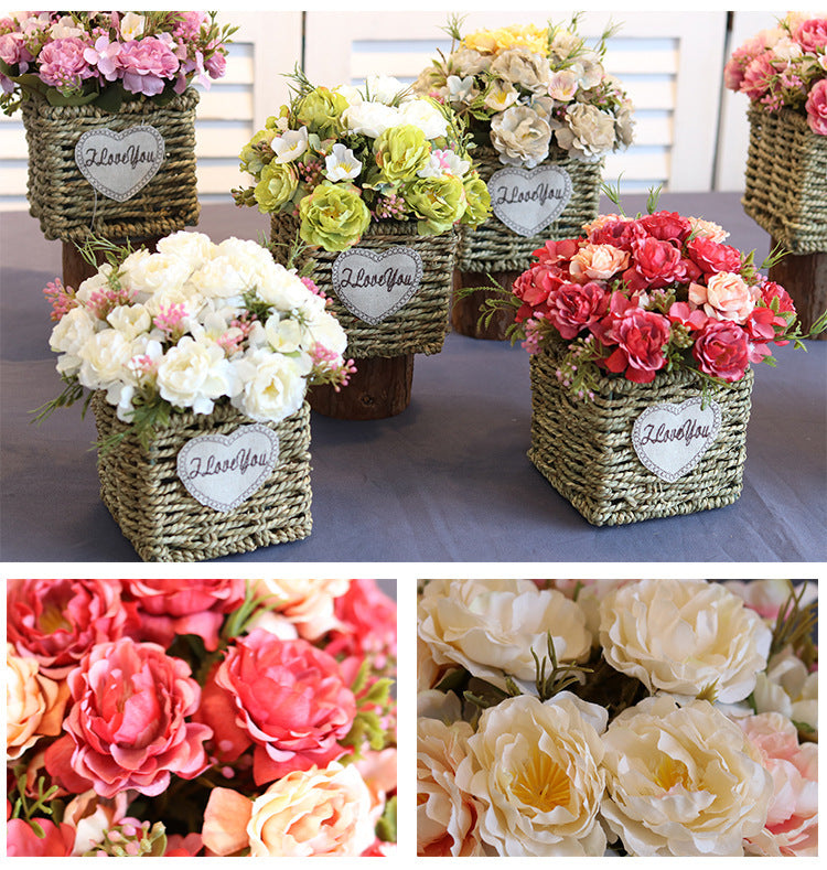 Decoration Bunch Silk Artificial Flowers
