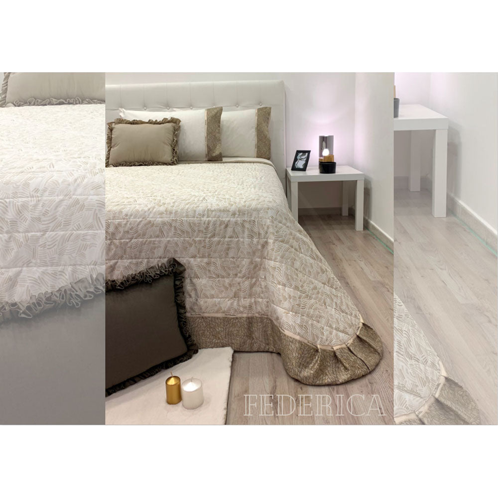 Trapuntino primaverile letto matrimoniale stampato Renato Balestra Federica 4872