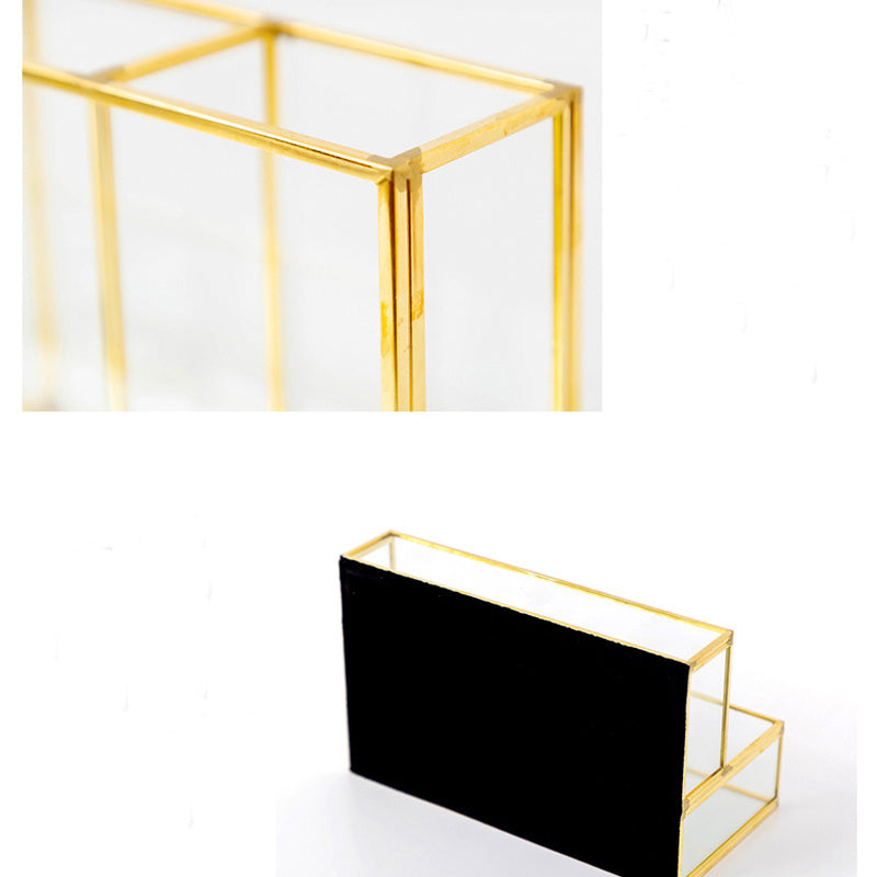 Makeup brush tool storage box