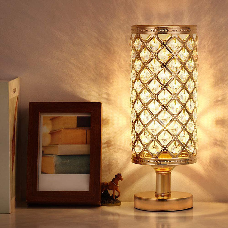 Lampada da tavolo in cristallo per camera da letto e soggiorno, nuovo design moderno.