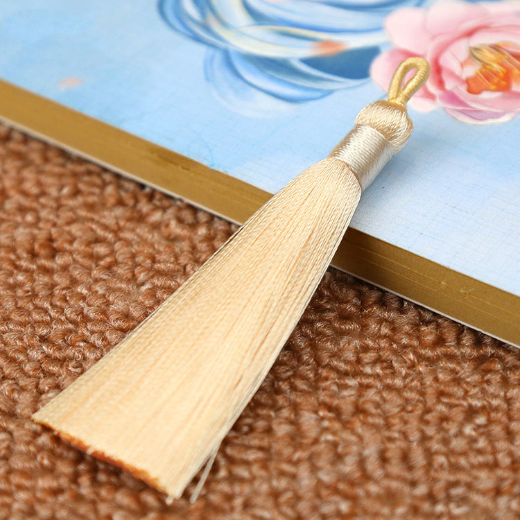 Bookmark Polyester Faux Ice Silk Coil Tassel Chinese Design