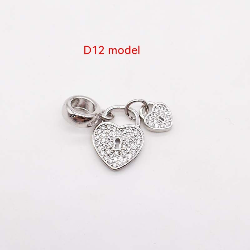 14 Karat Gold Kupferplattierung Großes Loch Spacer Bead Anhänger Charms