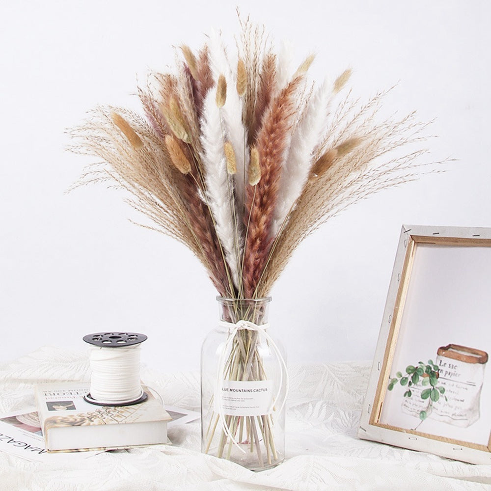 Pampas Bouquet Of Small Dried Reed Flowers
