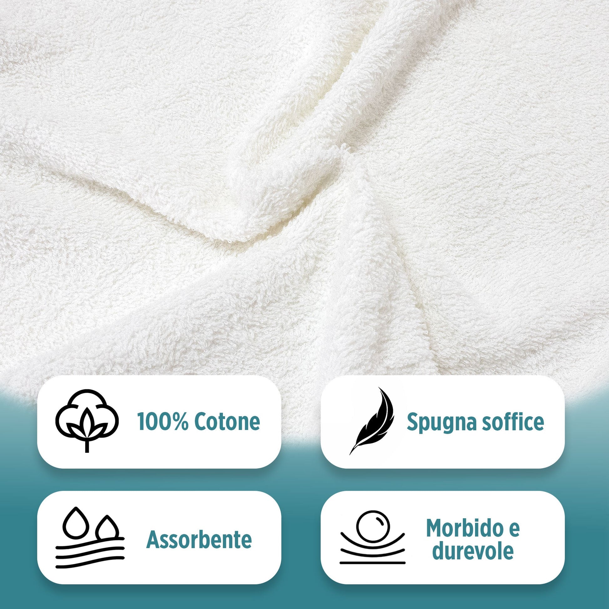 Completo bagno asciugamani accappatoi set uomo donna in spugna di cotone 7128