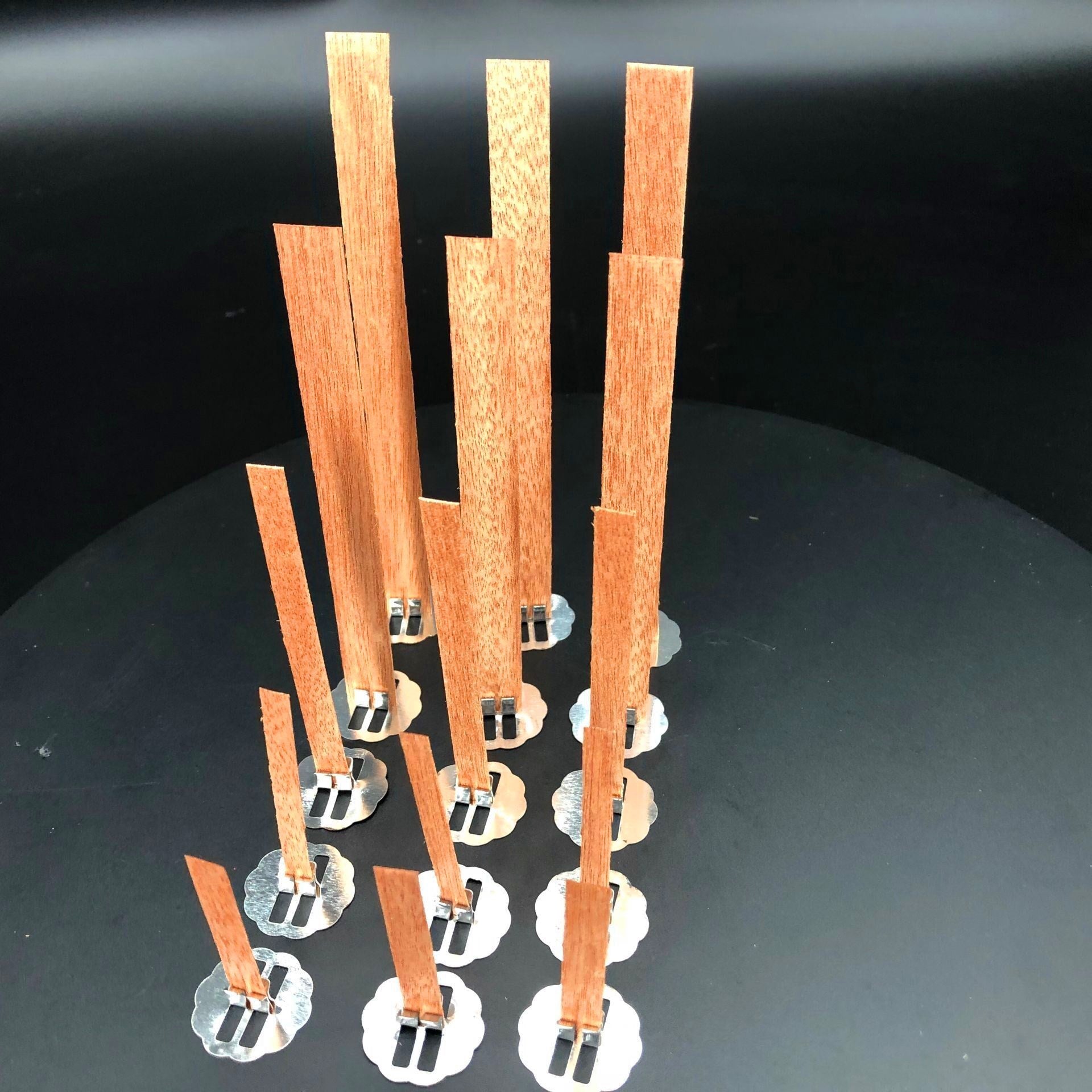 Wooden Wax Core Wick Jar Wax Soybean Wood Chips