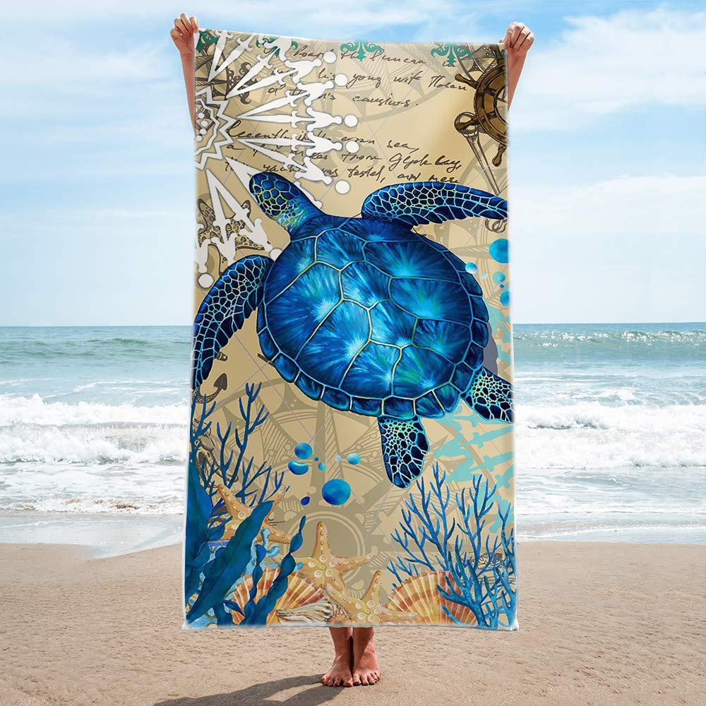 Beach Towel Bonsai Tree Turtle