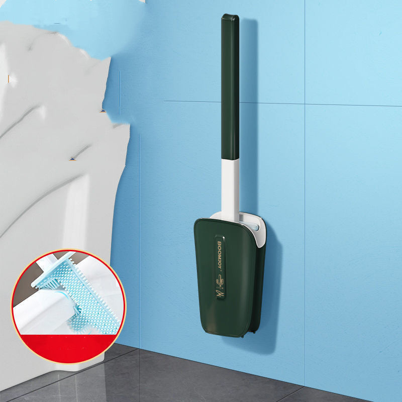 Scopino per WC con secchio a parete