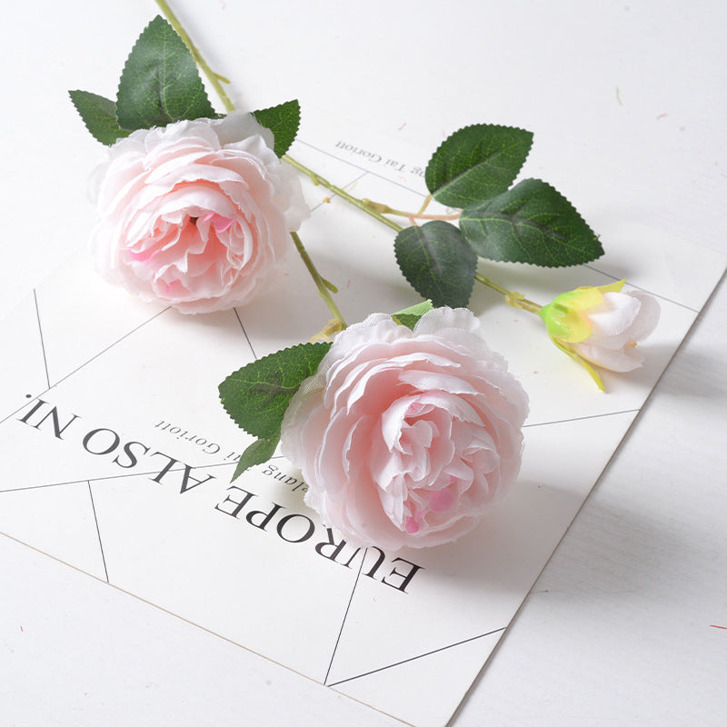 Decoration Silk Peony Flowers