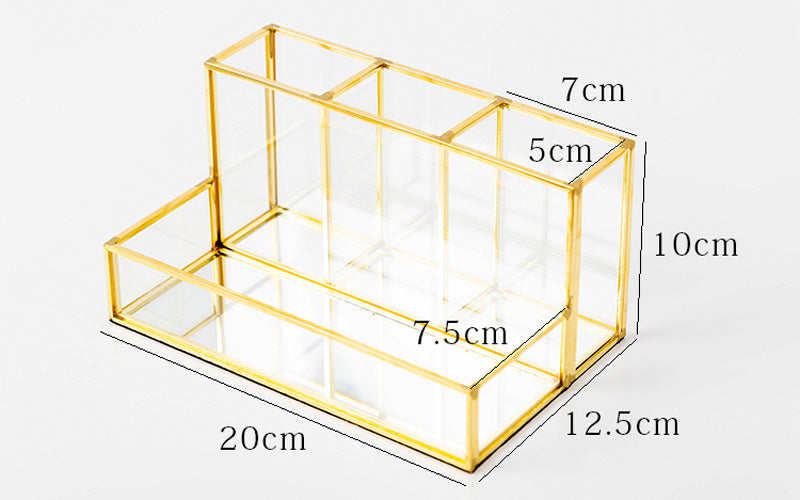 Makeup brush tool storage box