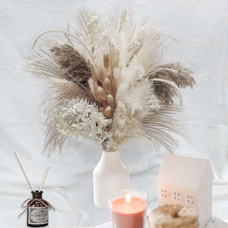 Pampas Bouquet Of Small Dried Reed Flowers