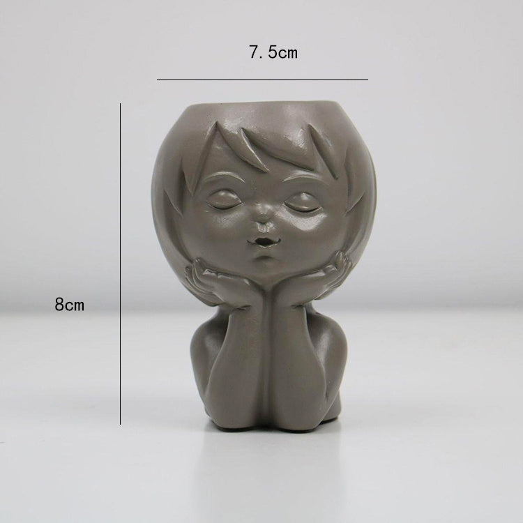 Lady Flowerpot In A Simply Beautiful