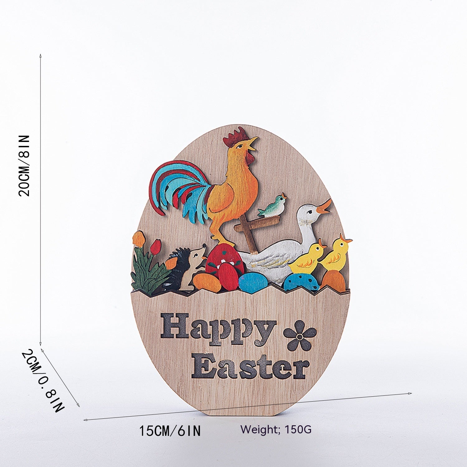 Easter Wooden Craftwork Rabbit Decoration LED