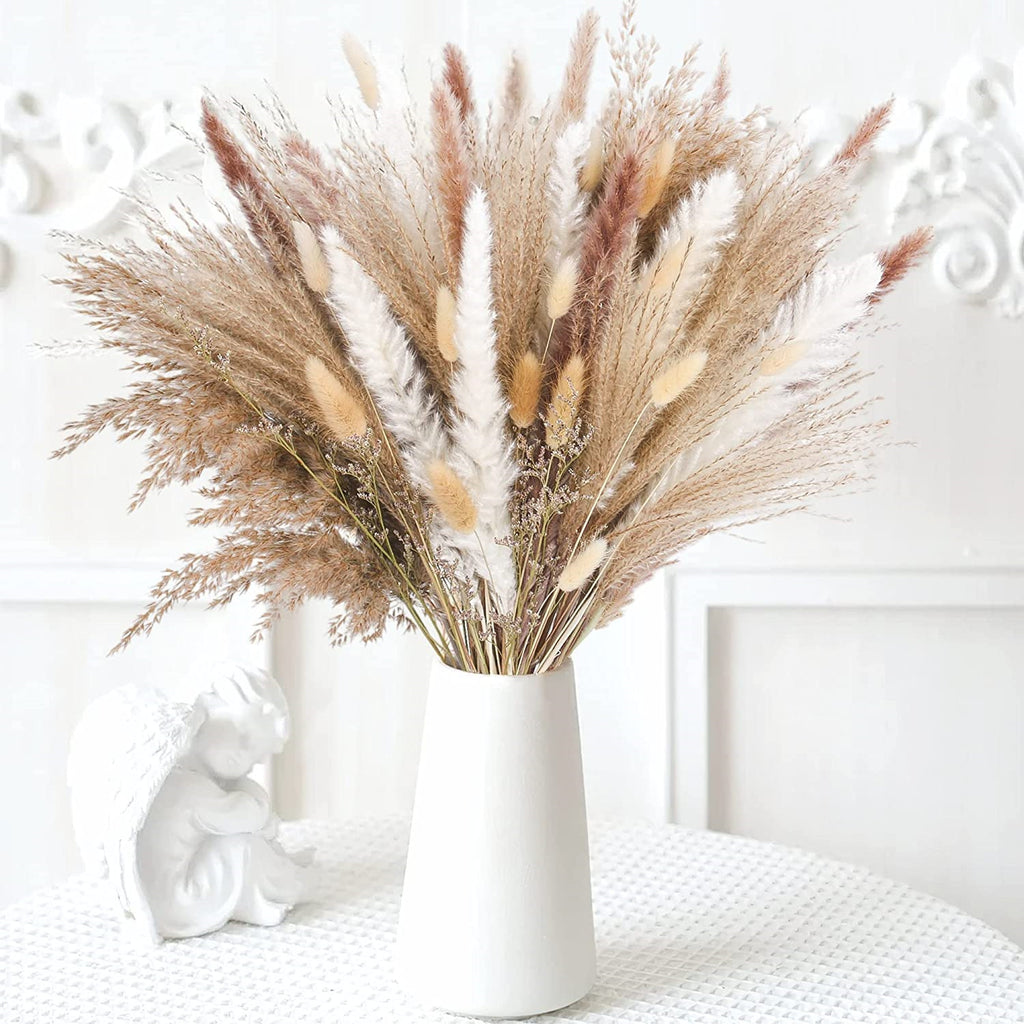 Pampas Bouquet Of Small Dried Reed Flowers