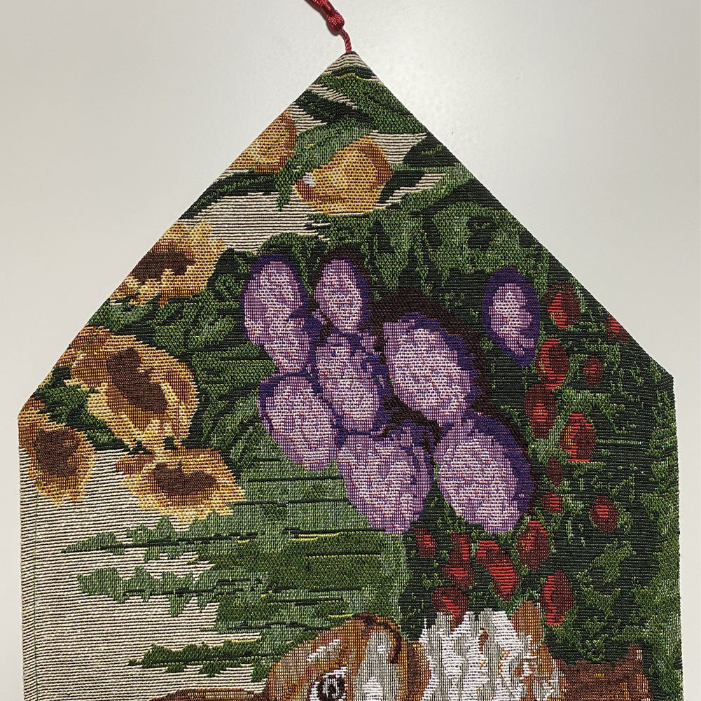 Easter Rabbit Egg Table Runner American-style Village Style Tablecloth