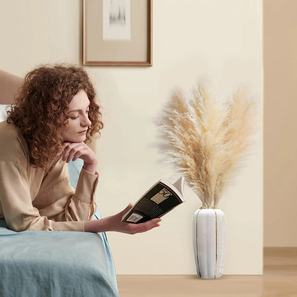 Large Pampas Grass Home Boho Decor Floral Decoration Dried Flowers.