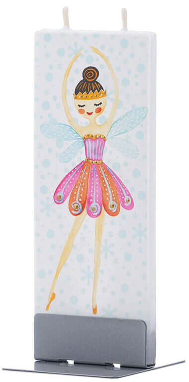 Candela decorativa FLATYZ Fata ballerina rosa