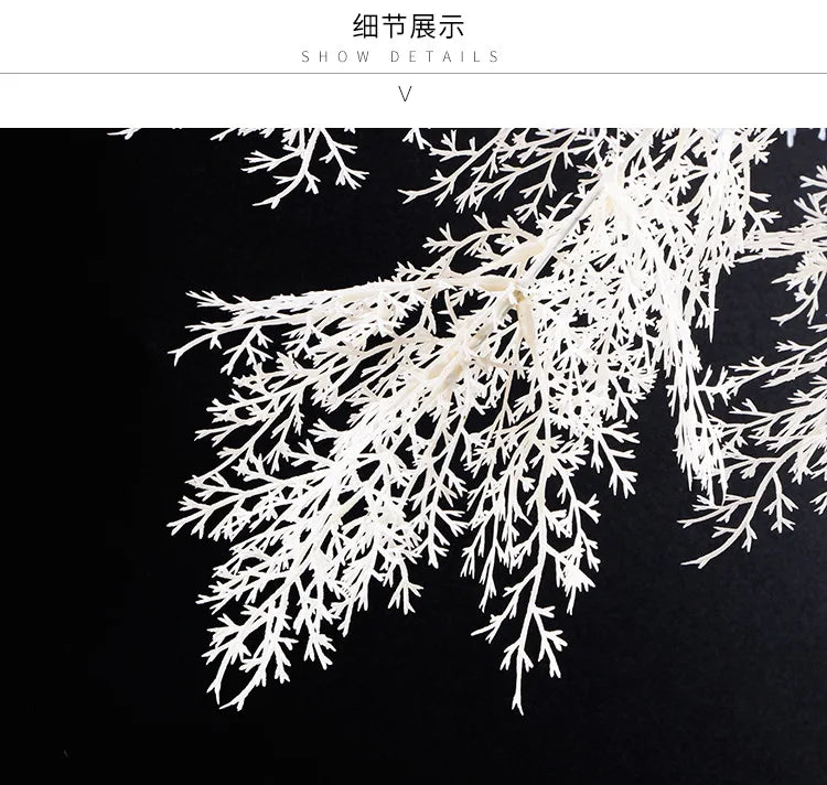 Pine Artificial Fog Flower Rime Grass Wedding Flower Material 105cm