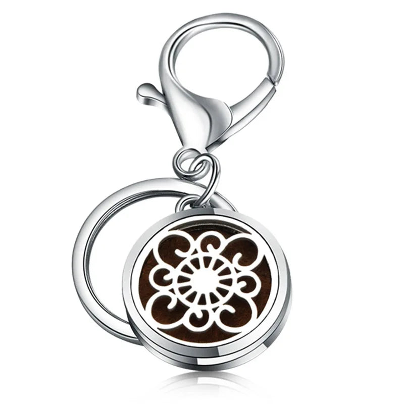 Love Key! Essential oil diffuser perfume Key Chain.