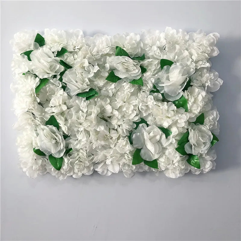 Pink Silk Rose Flower Wall Artificial Flower Backdrop Decor.